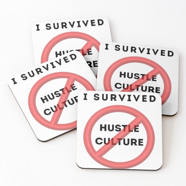 Item preview, I Survived Hustle Culture - Free Yourself from Toxic Positivity designed and sold by WigOutlet.