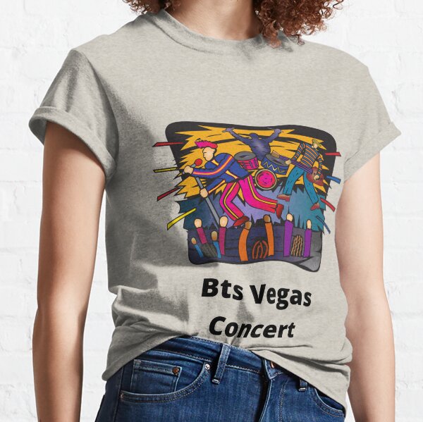 BTS PTD Drawing Long Sleeve Tee Large Las Vegas sold