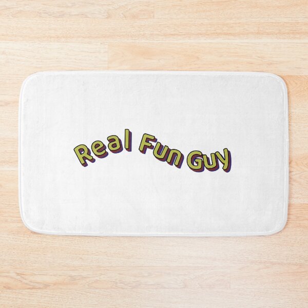 Item preview, Real Fun Guy (Wavy Text Design) designed and sold by Horizon-box.