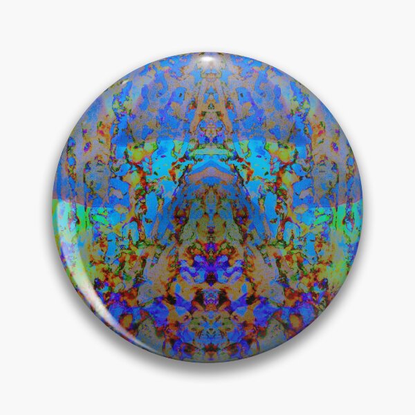 Item preview, Blue Zone Abstract expressionist Gamer science fiction art work designed and sold by EdwardMonet.