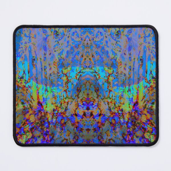 Item preview, Blue Zone Abstract expressionist Gamer science fiction art work designed and sold by EdwardMonet.