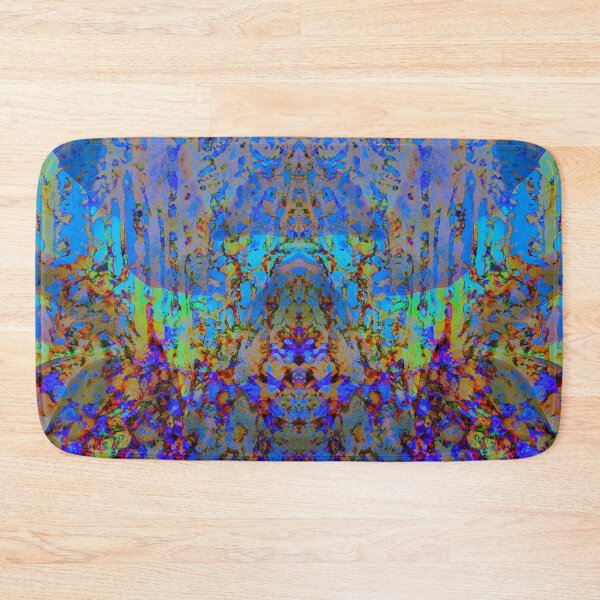 Item preview, Blue Zone Abstract expressionist Gamer science fiction art work designed and sold by EdwardMonet.