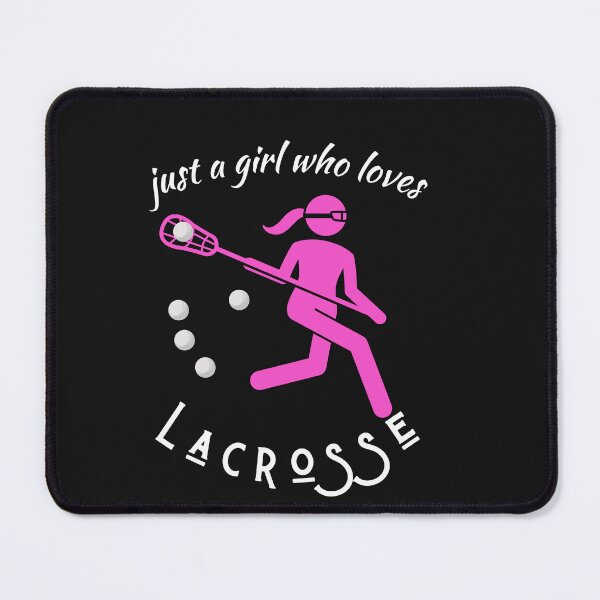 Item preview, Just A Girl Who Loves Lacrosse designed and sold by marvacousins246.