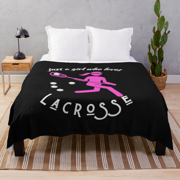 Item preview, Just A Girl Who Loves Lacrosse designed and sold by marvacousins246.
