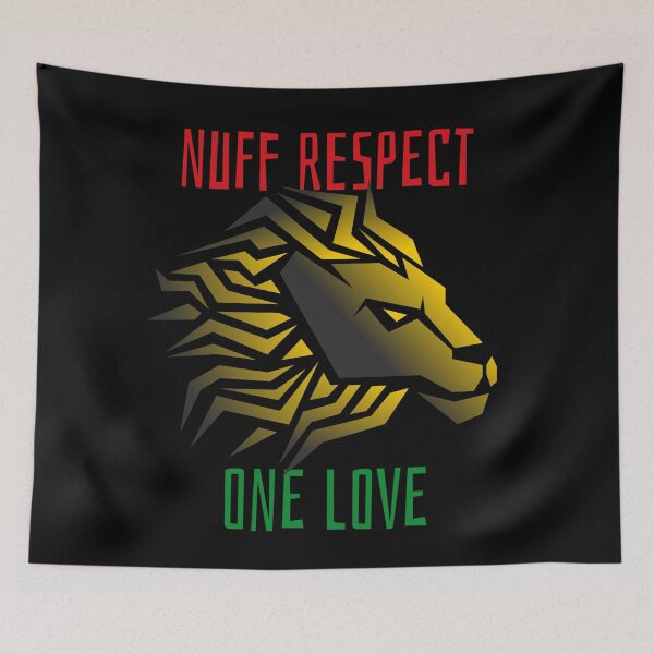 Item preview, Nuff Respect One Love. Rasta Reggae Lion Of Judah designed and sold by Rebel-Design.