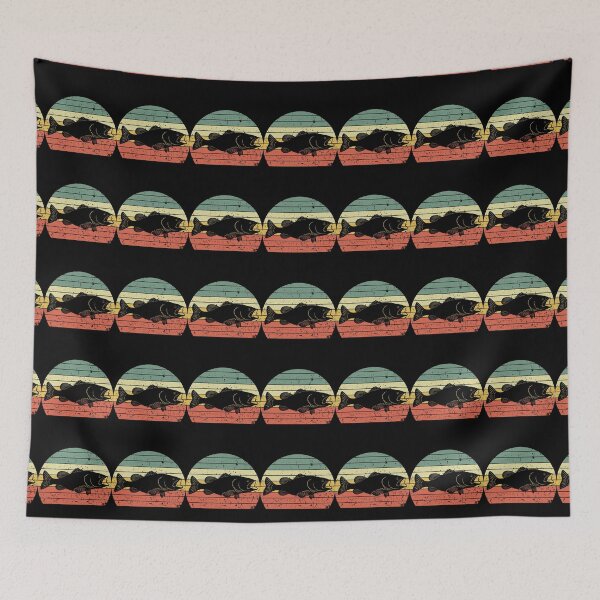 Item preview, Bass Fishing Fish Vintage Retro Bass Fishing lovers  designed and sold by LEGACY10.