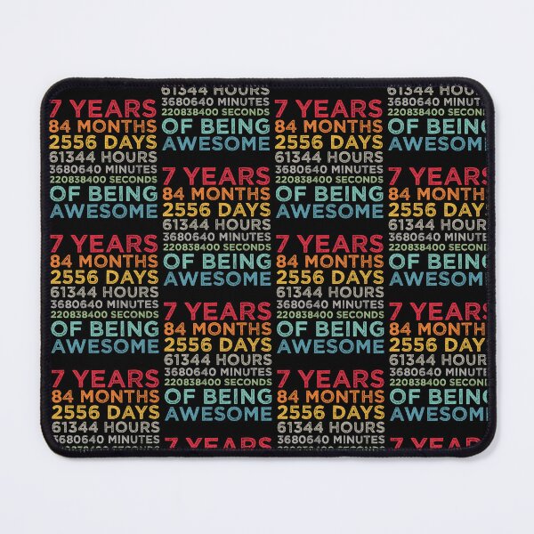 Item preview, Kids 7th Birthday 7 Years Old Vintage Retro 84 Months Boys And Girls designed and sold by pedrored369.