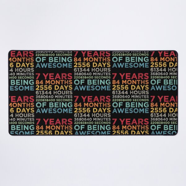 Item preview, Kids 7th Birthday 7 Years Old Vintage Retro 84 Months Boys And Girls designed and sold by pedrored369.