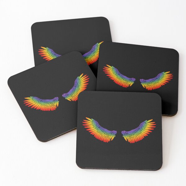 Item preview, Castiel's Rainbow Wings designed and sold by spottedhound.