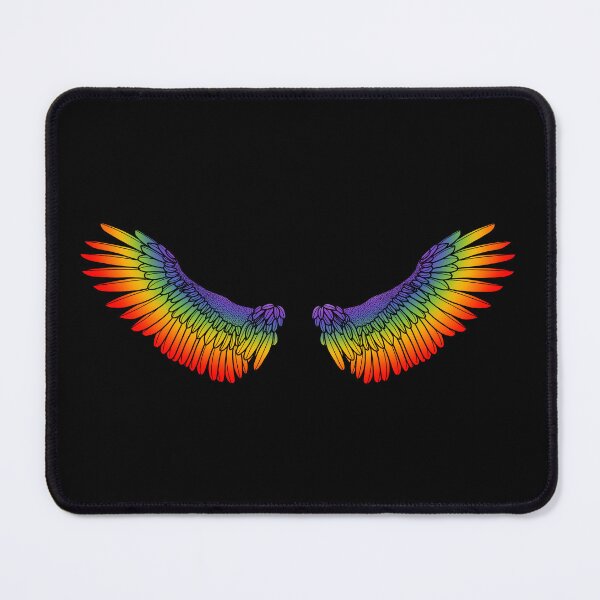 Item preview, Castiel's Rainbow Wings designed and sold by spottedhound.