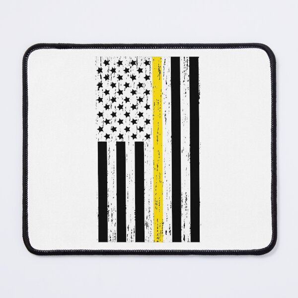 Item preview, Dispatcher Thin Yellow Line American Flag 911 designed and sold by inkedtee.