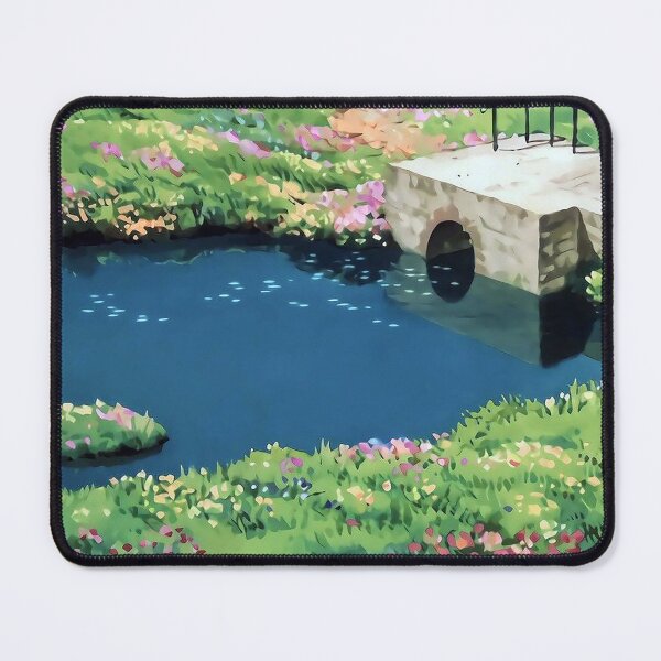 Item preview, Anime landscape with lake house designed and sold by Mia C.