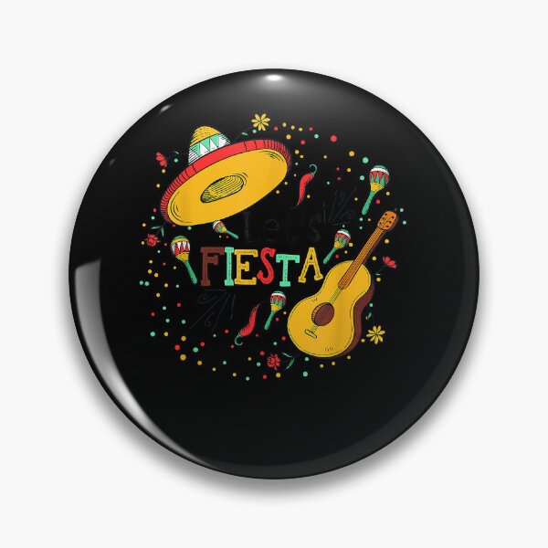 Item preview, Cinco De Mayo Mexican Guitar Let's Fiesta T-Shirt designed and sold by mogushn.