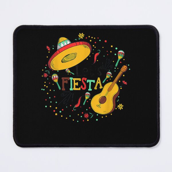 Item preview, Cinco De Mayo Mexican Guitar Let's Fiesta T-Shirt designed and sold by mogushn.