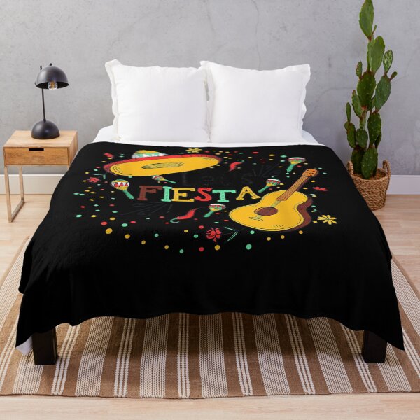 Item preview, Cinco De Mayo Mexican Guitar Let's Fiesta T-Shirt designed and sold by mogushn.