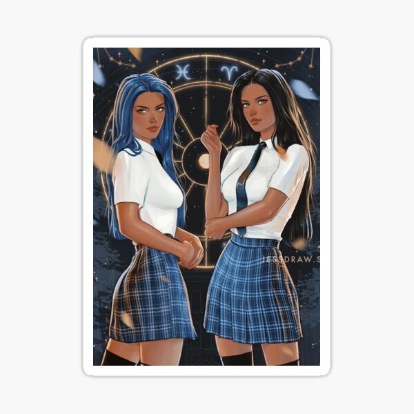 Item preview, The Vega Twins (close up). designed and sold by jessketchs.