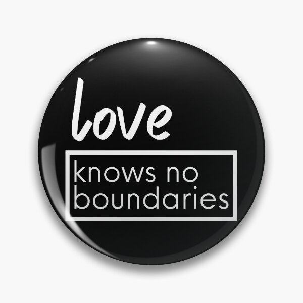 Item preview, Love Knows No Boundaries LGBT. LGBTQ Pride designed and sold by Subtle Pride Shop.