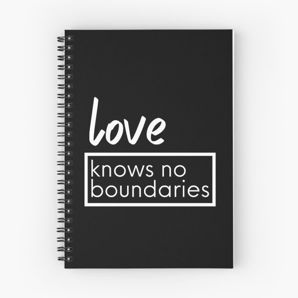 Item preview, Love Knows No Boundaries LGBT. LGBTQ Pride designed and sold by Subtle Pride Shop.