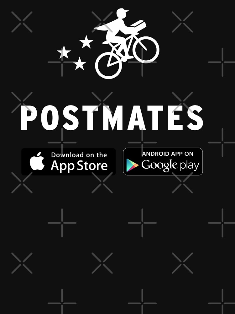 "Postmates Fleet Apparel Dark Colors" Tshirt for Sale by