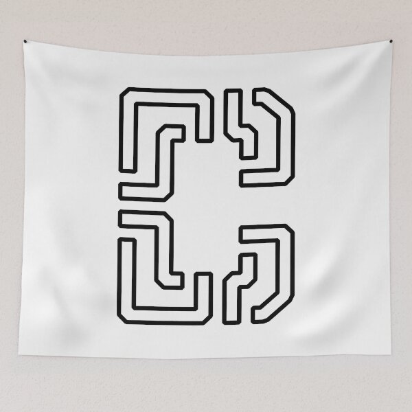 Item preview, Outline alphabet C designed and sold by Yusuf-Design.