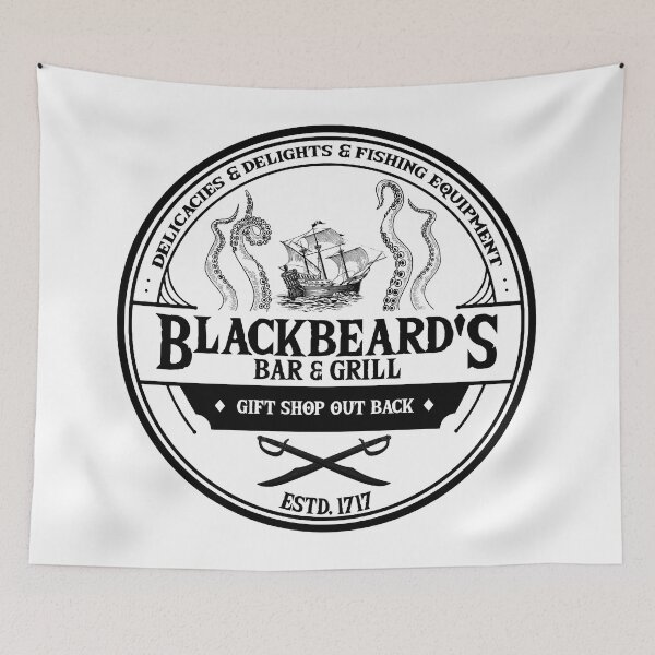 Item preview, Blackbeard's Bar and Grill designed and sold by tripinmidair.