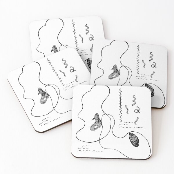 Item preview, hand draw abstract lines designed and sold by quinnstyle.