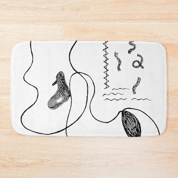 Item preview, hand draw abstract lines designed and sold by quinnstyle.