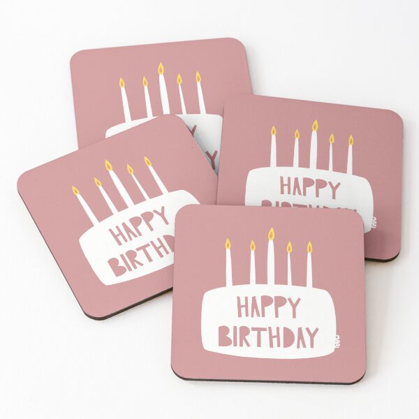Item preview, Pink Happy Birthday designed and sold by HanaMariDesigns.