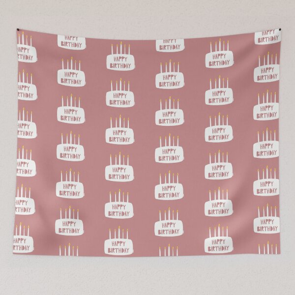 Item preview, Pink Happy Birthday designed and sold by HanaMariDesigns.