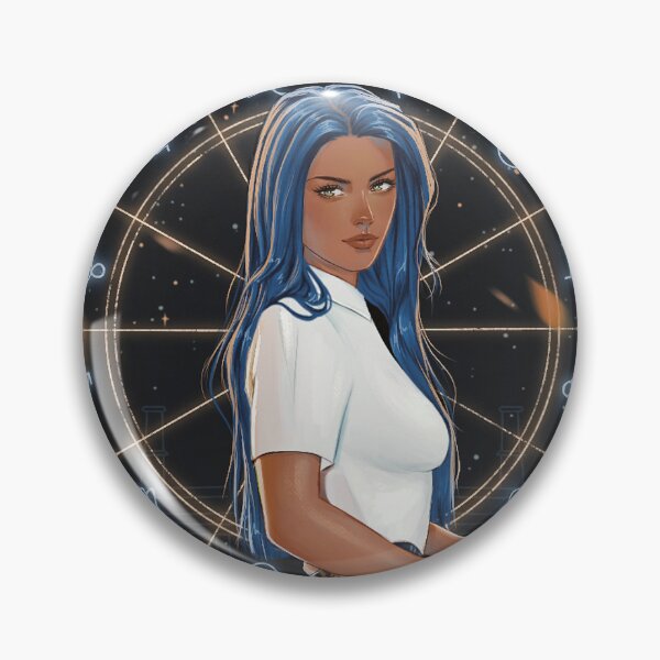 Item preview, Darcy ''Blue'' Vega (close up). designed and sold by jessketchs.