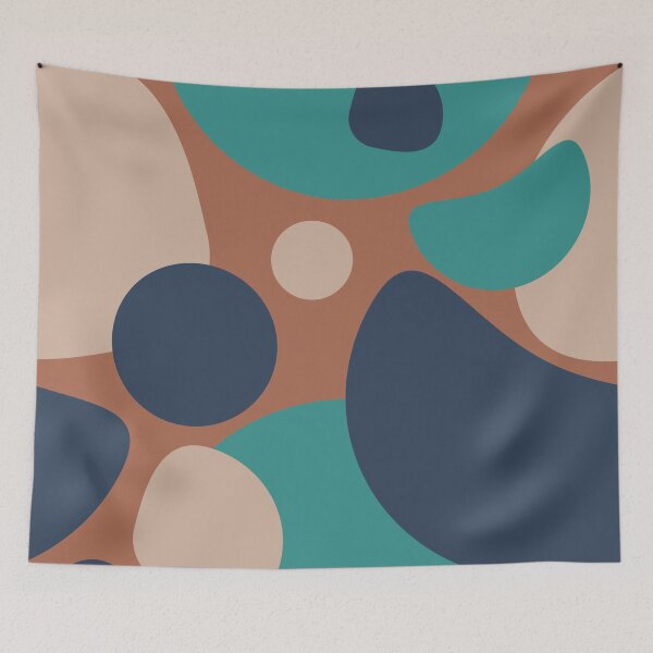 Item preview, Bubble pattern Blue Coffee theme designed and sold by AlexandraNN.