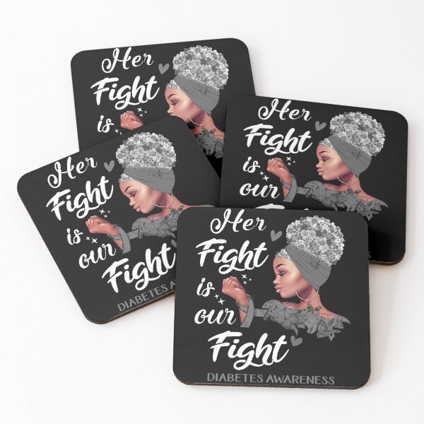 Item preview, Diabetes Awareness - Her Fight is Our Fight designed and sold by RidnerStore.