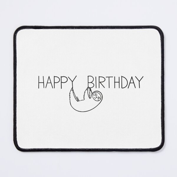 Item preview, Happy Birthday Sloth designed and sold by HanaMariDesigns.