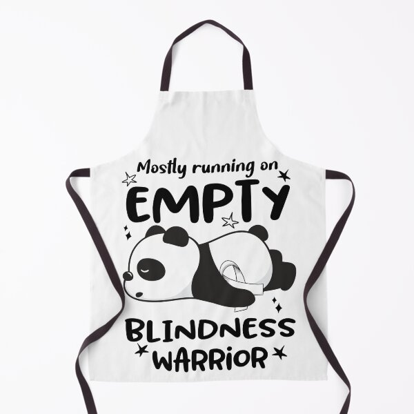 Item preview, Blindness Awareness - Mostly Running On Empty Blindness Warrior designed and sold by Hilten.