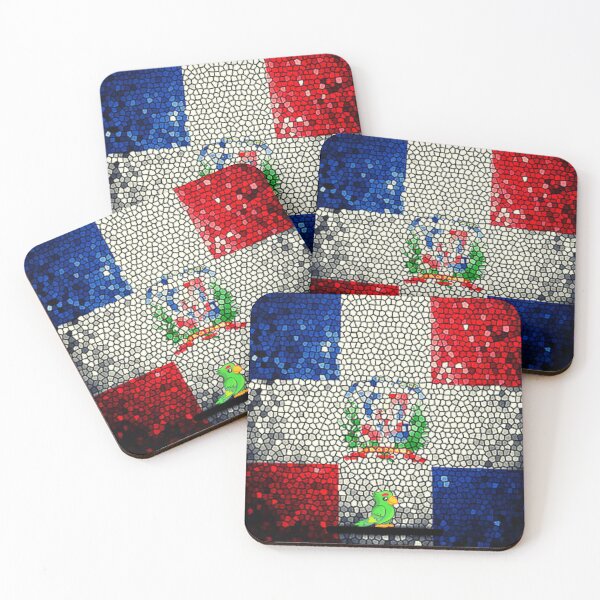 Item preview, DOMINICAN SPARKLE FLAG designed and sold by Rouxman72.