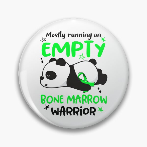 Item preview, Bone Marrow Awareness - Mostly Running On Empty Bone Marrow Warrior designed and sold by Hilten.