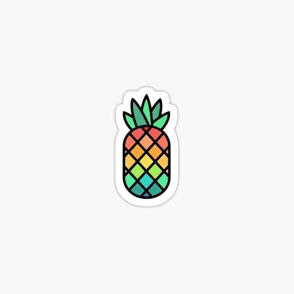 Item preview, Tiny Rainbow Pineapples designed and sold by areliphant.