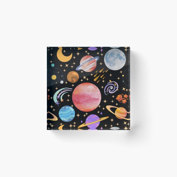 Item preview, Space - Planets Moons and Stars designed and sold by humnoo.