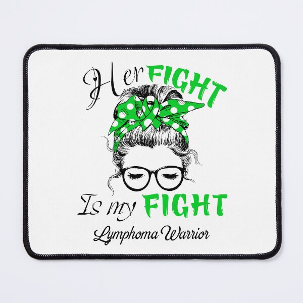 Item preview, Lymphoma Awareness - Her Fight is my Fight - Support Lymphoma Gifts designed and sold by Aaron309.