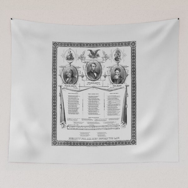 Item preview, Abraham Lincoln - Charles Sumner - John Brown - Equality For All Men Before The Law designed and sold by warishellstore.