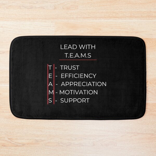 Item preview, Lead With T.E.A.M.S - Motivational Theme designed and sold by signshirtz.