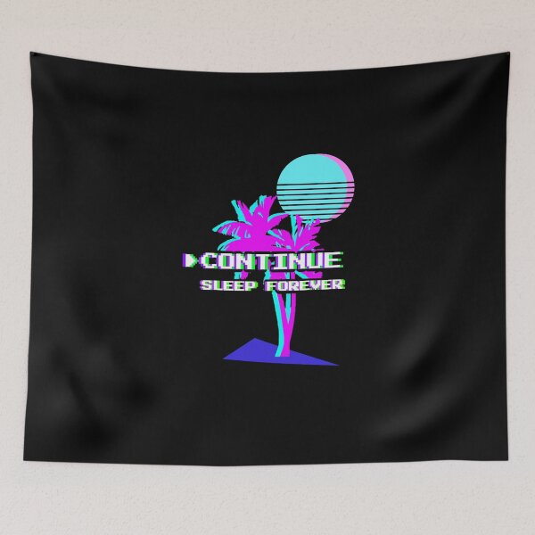 Item preview, Vaporwave Palm Trees designed and sold by Kolsab.