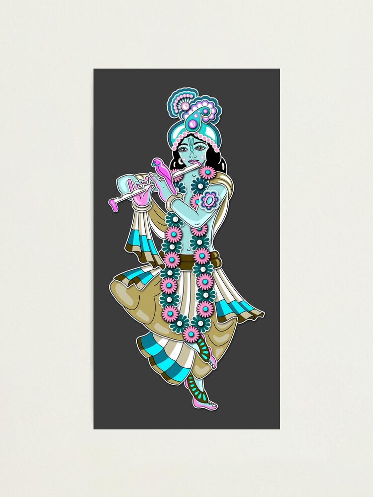 Lord Krishna, Drawing by Gopalakrishnan | Artmajeur