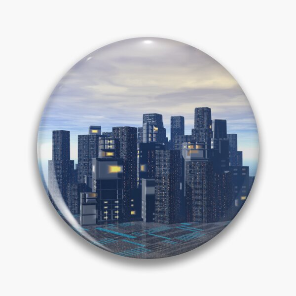 Item preview, Futuristic City Scene designed and sold by Phil Perkins.