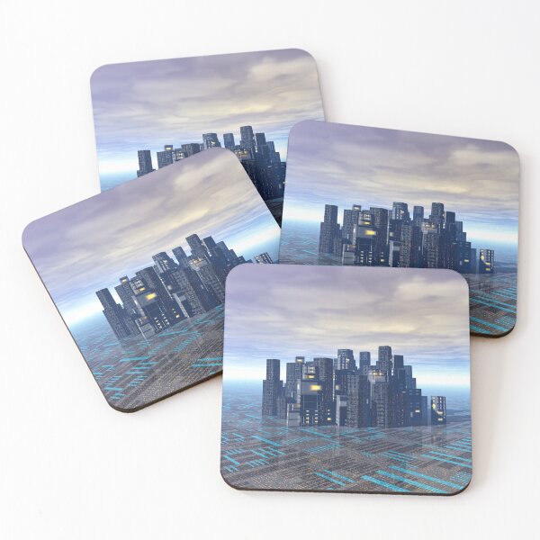 Item preview, Futuristic City Scene designed and sold by Phil Perkins.