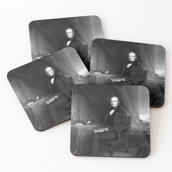 Item preview, Henry Clay Seated At His Desk Engraving  designed and sold by warishellstore.