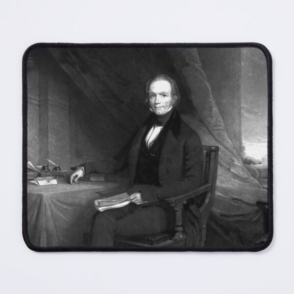 Item preview, Henry Clay Seated At His Desk Engraving designed and sold by warishellstore.
