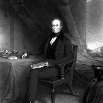 Artwork thumbnail, Henry Clay Seated At His Desk Engraving by warishellstore
