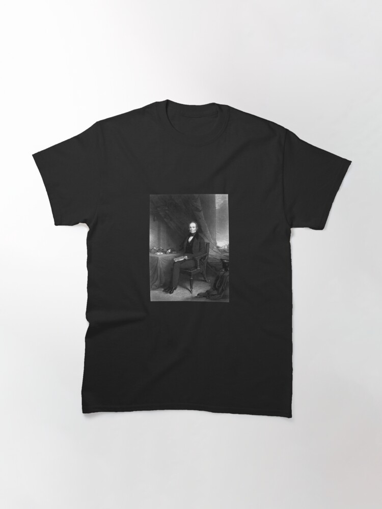 Thumbnail 3 of 7, Classic T-Shirt, Henry Clay Seated At His Desk Engraving designed and sold by warishellstore.