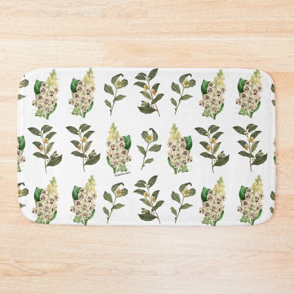 Item preview, Flowers & Tea Pattern - White designed and sold by DarkGreenSoul.
